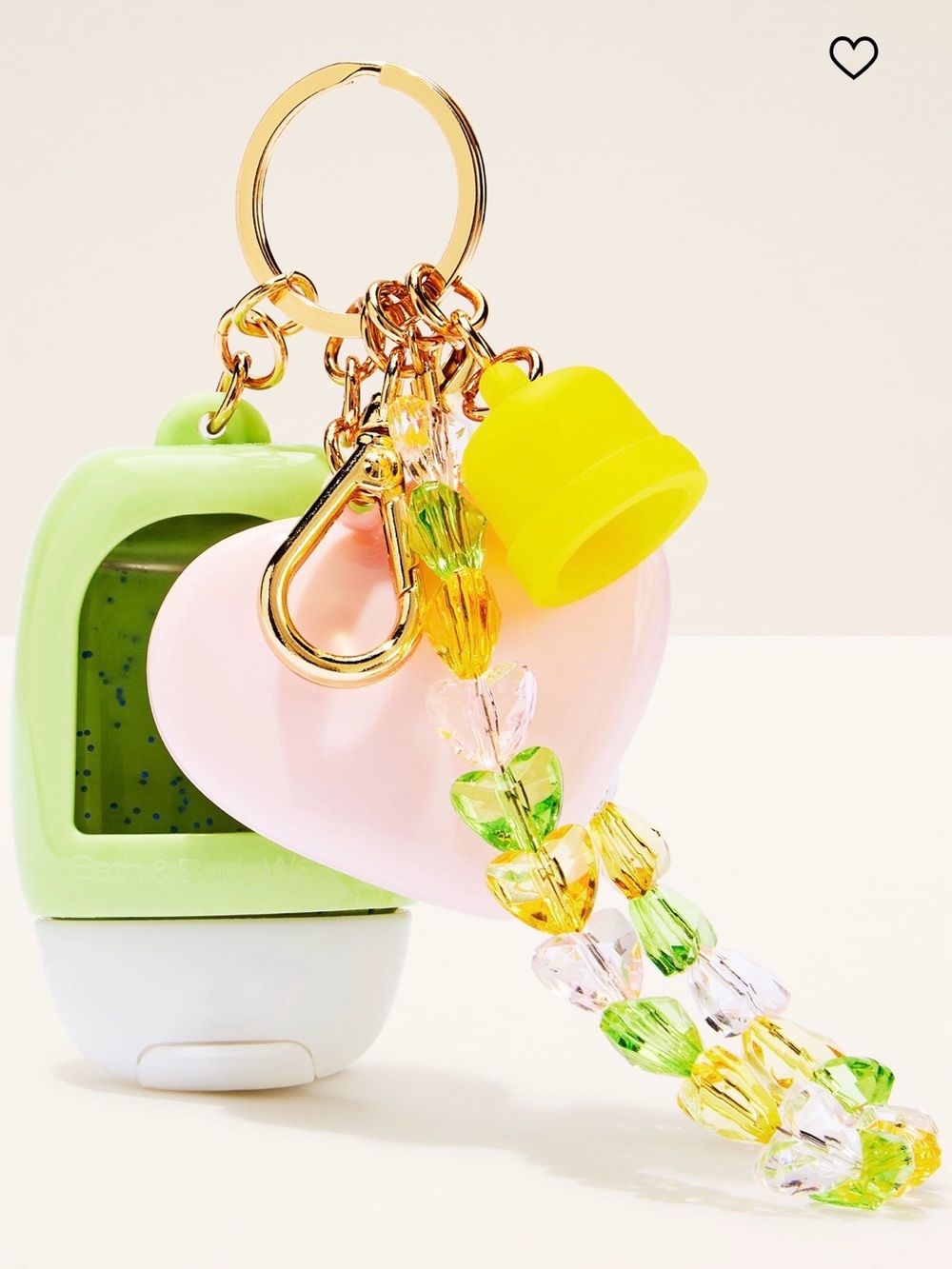 Bath and body works Wristlet with Mirror hand sanitizer holder